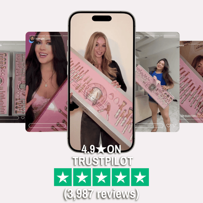 Makeup Box “Ruby Pink” 31 pieces